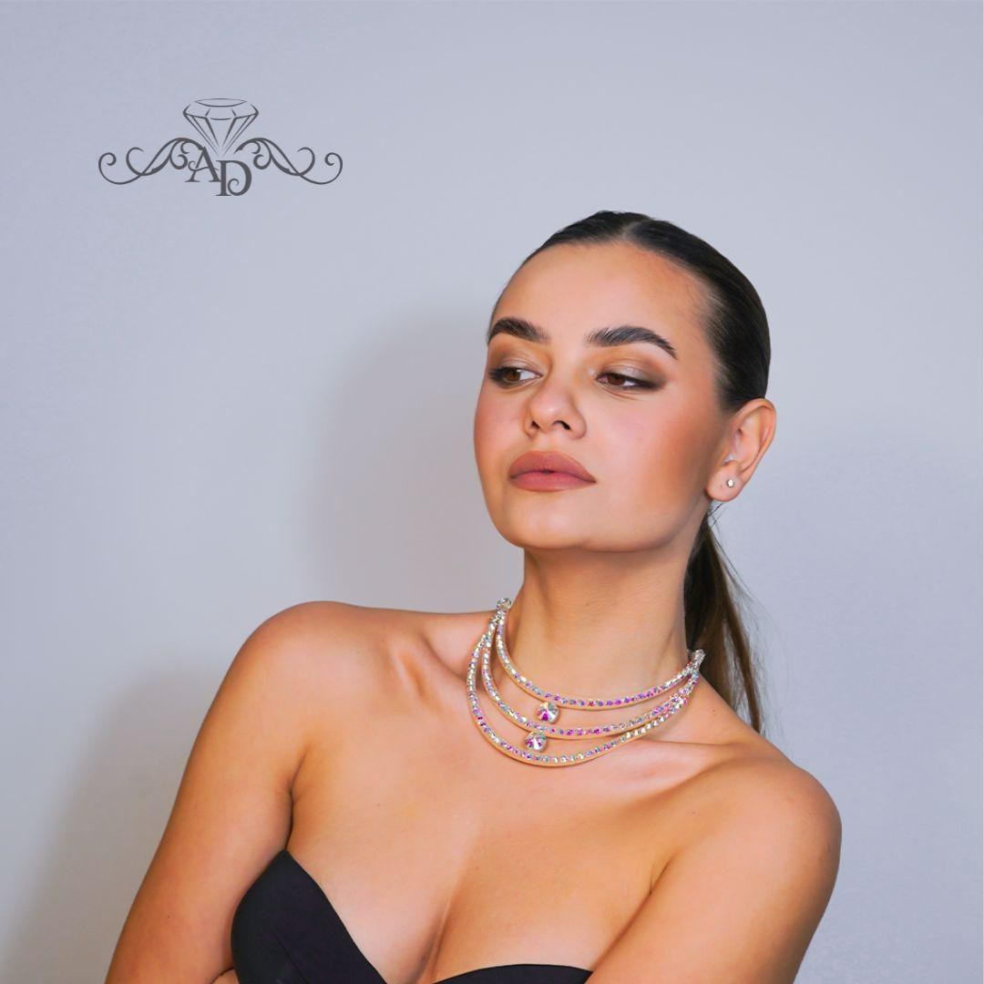 Dancer’s Sparkle Necklace - Nefertiti
