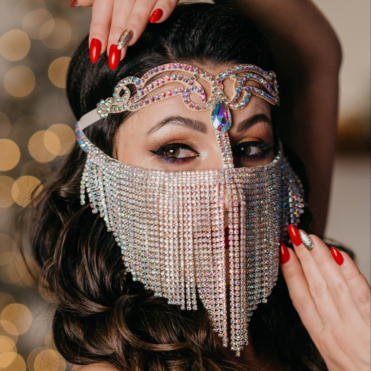 Statement Face Chain – Sherry