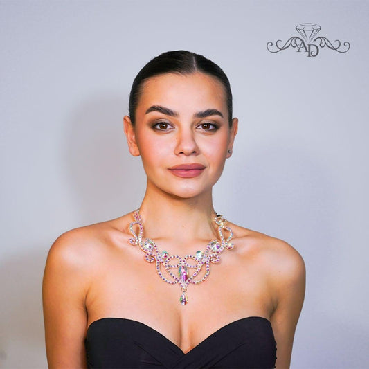 Crystal Dance Necklace - Angelica