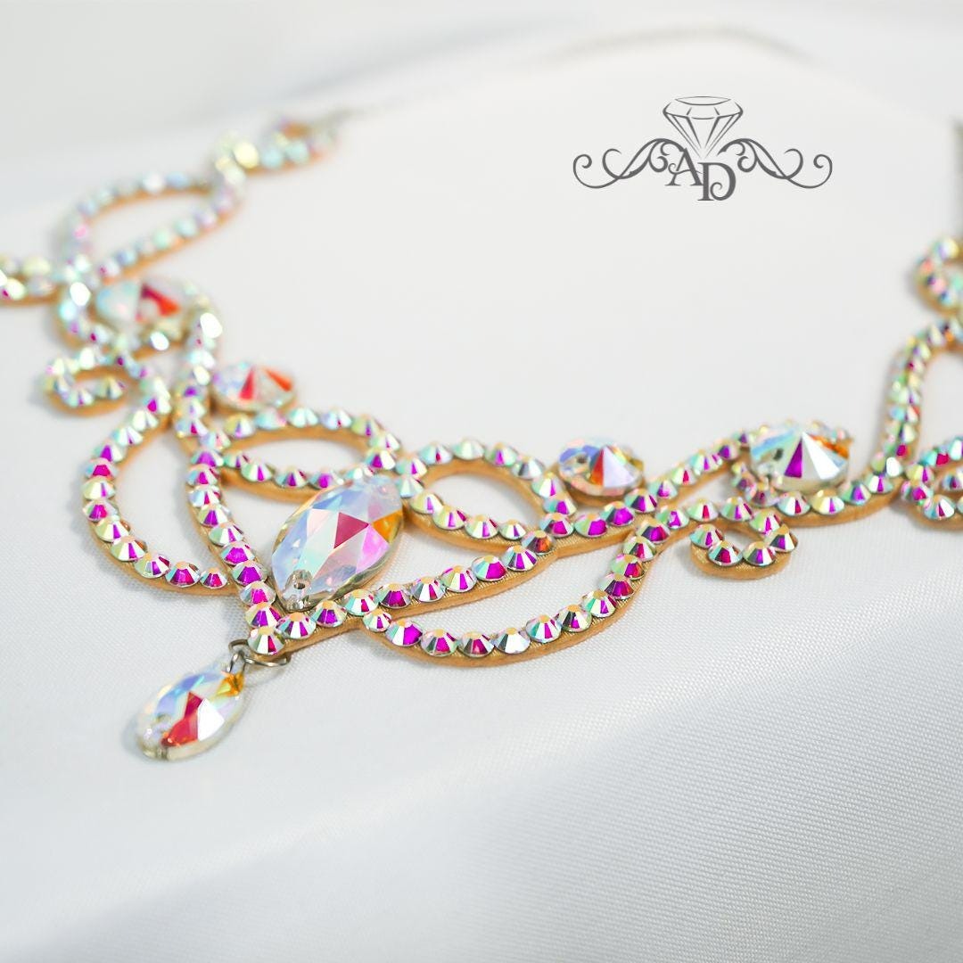 Crystal Dance Necklace - Angelica