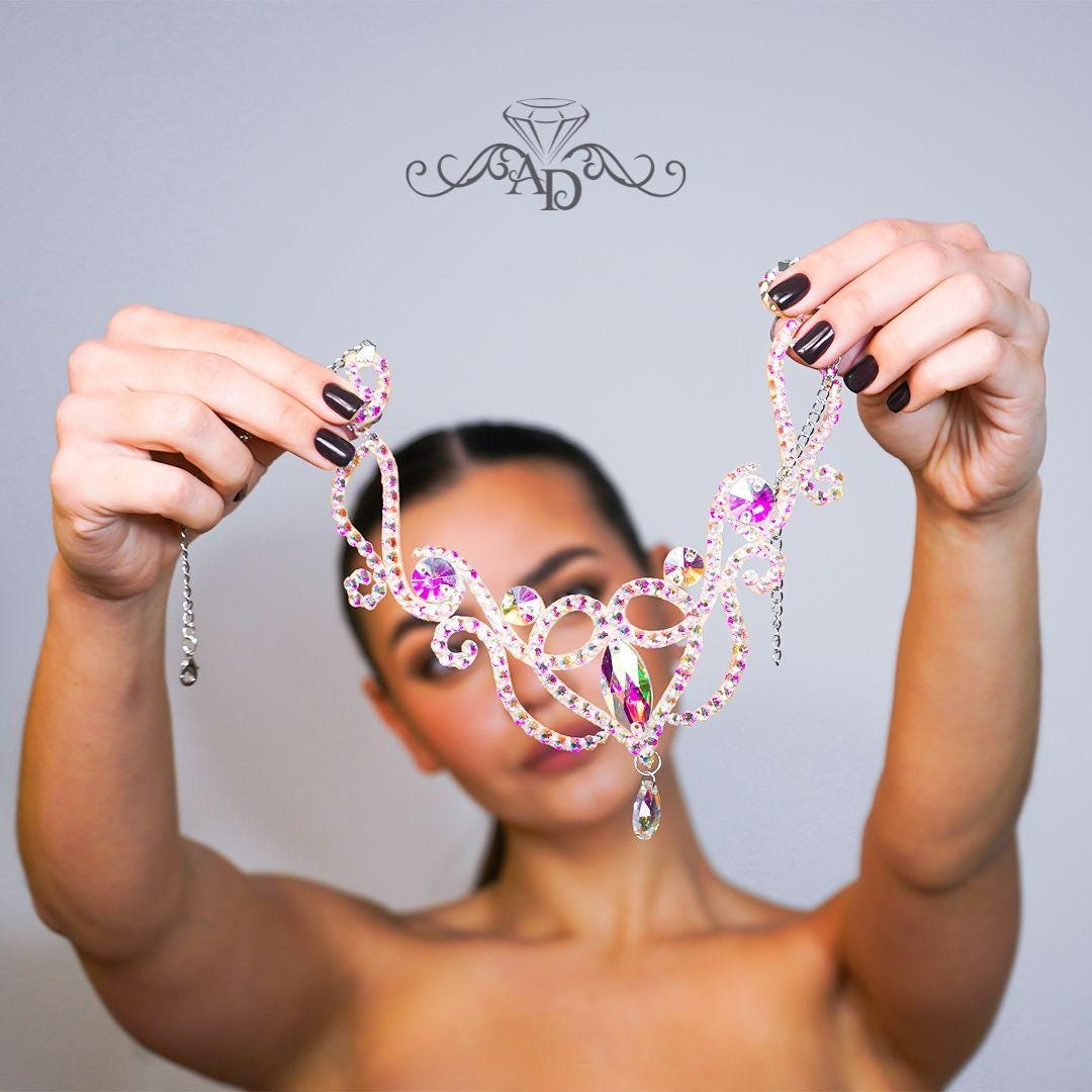Crystal Dance Necklace - Angelica