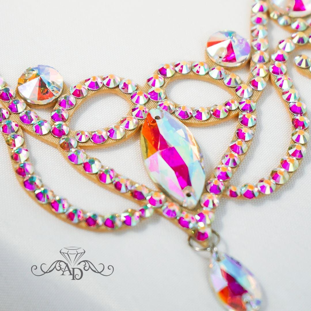 Crystal Dance Necklace - Angelica
