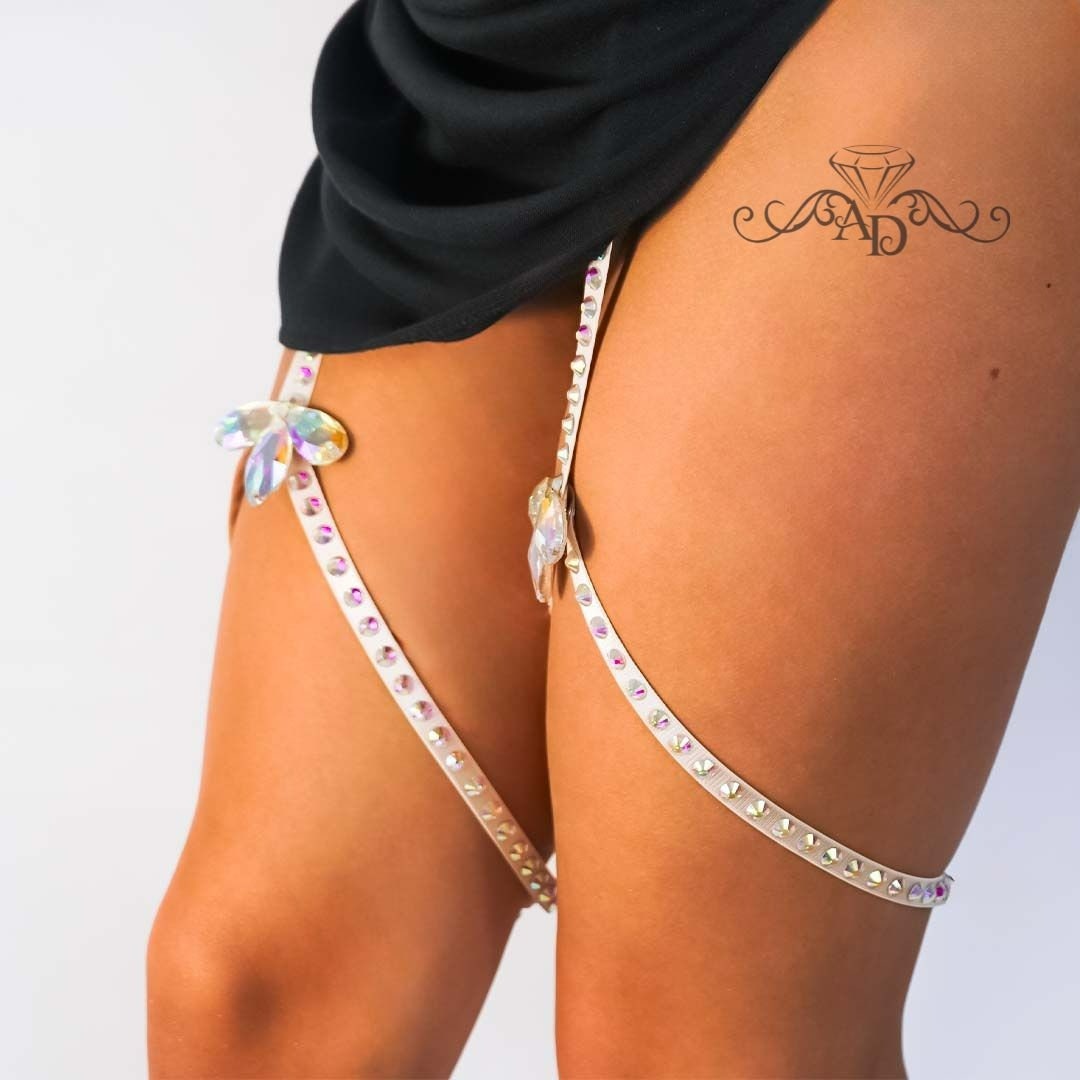 Sparkling Crystal Leg Garter