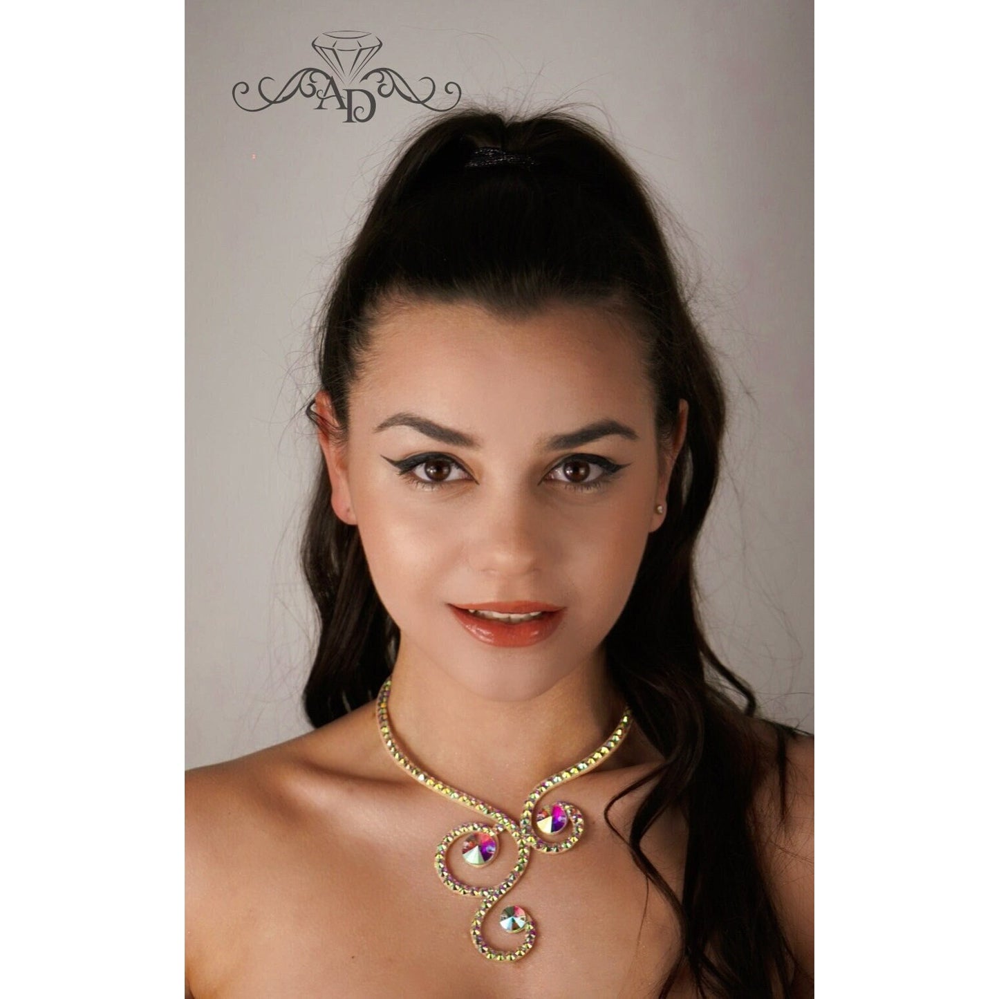 Crystal Necklace for Dance Costumes - Marika
