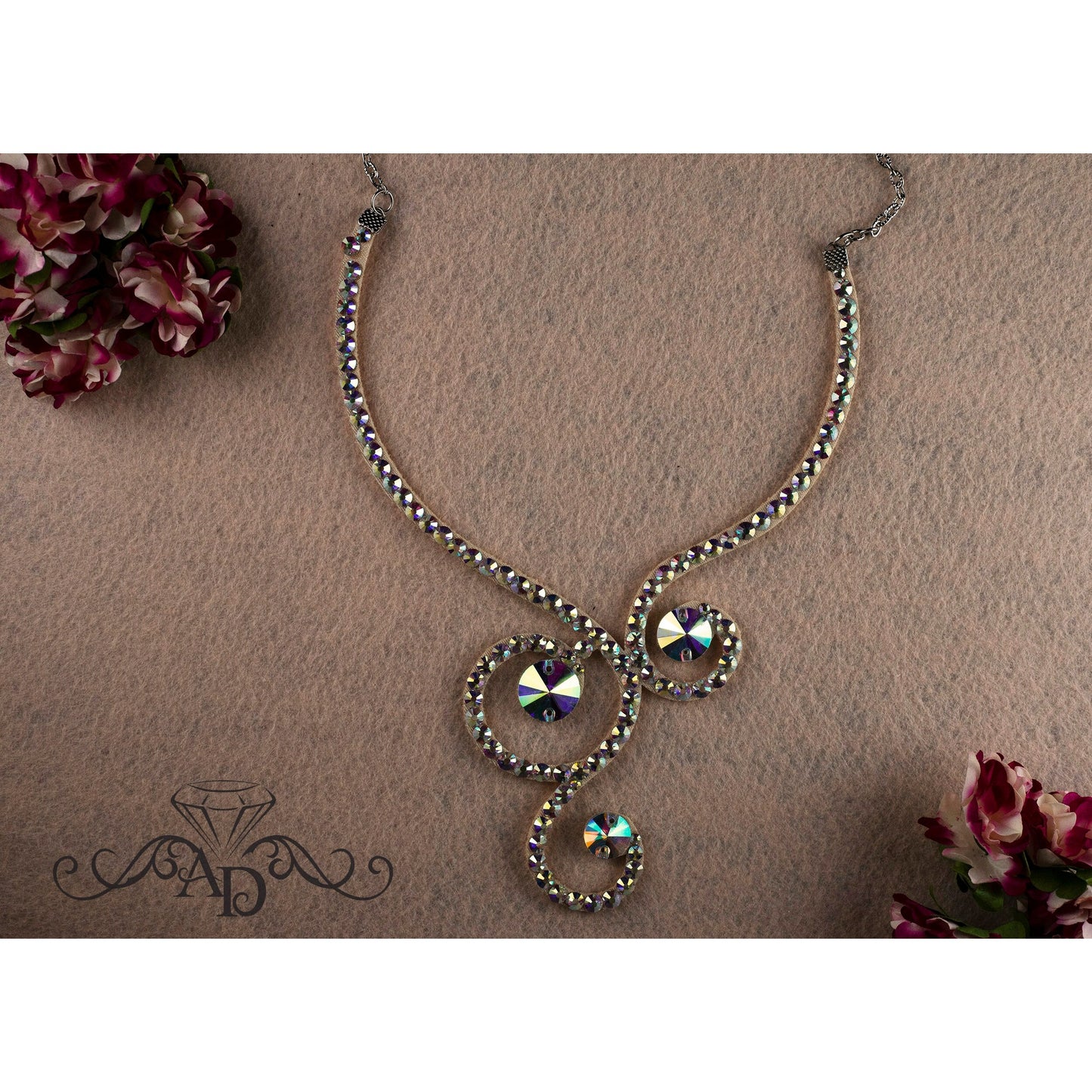 Crystal Necklace for Dance Costumes - Marika