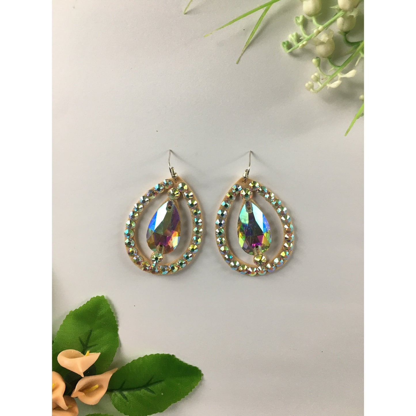 Crystal Earrings for Dancers - Sylvia