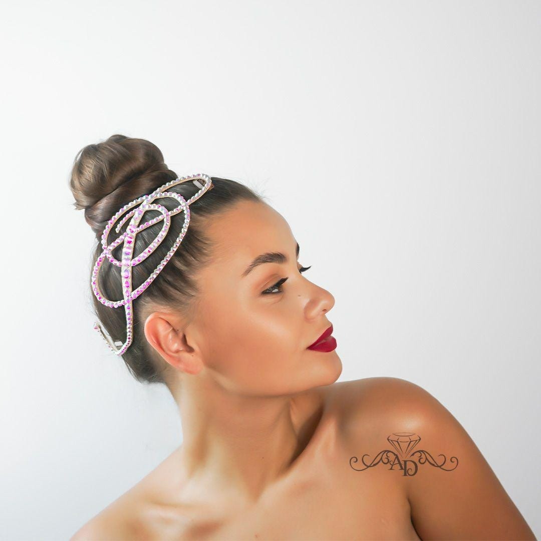 Elegant Rhinestone Hair Accessory - Stacy
