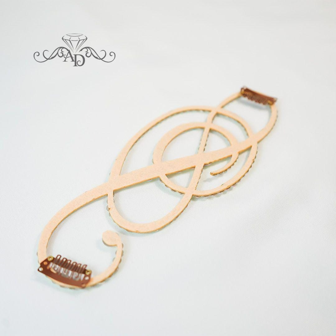 Elegant Rhinestone Hair Accessory - Stacy