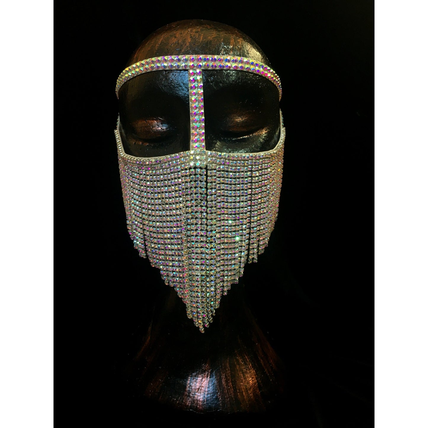 Chain Rhinestone Mask – Samanta