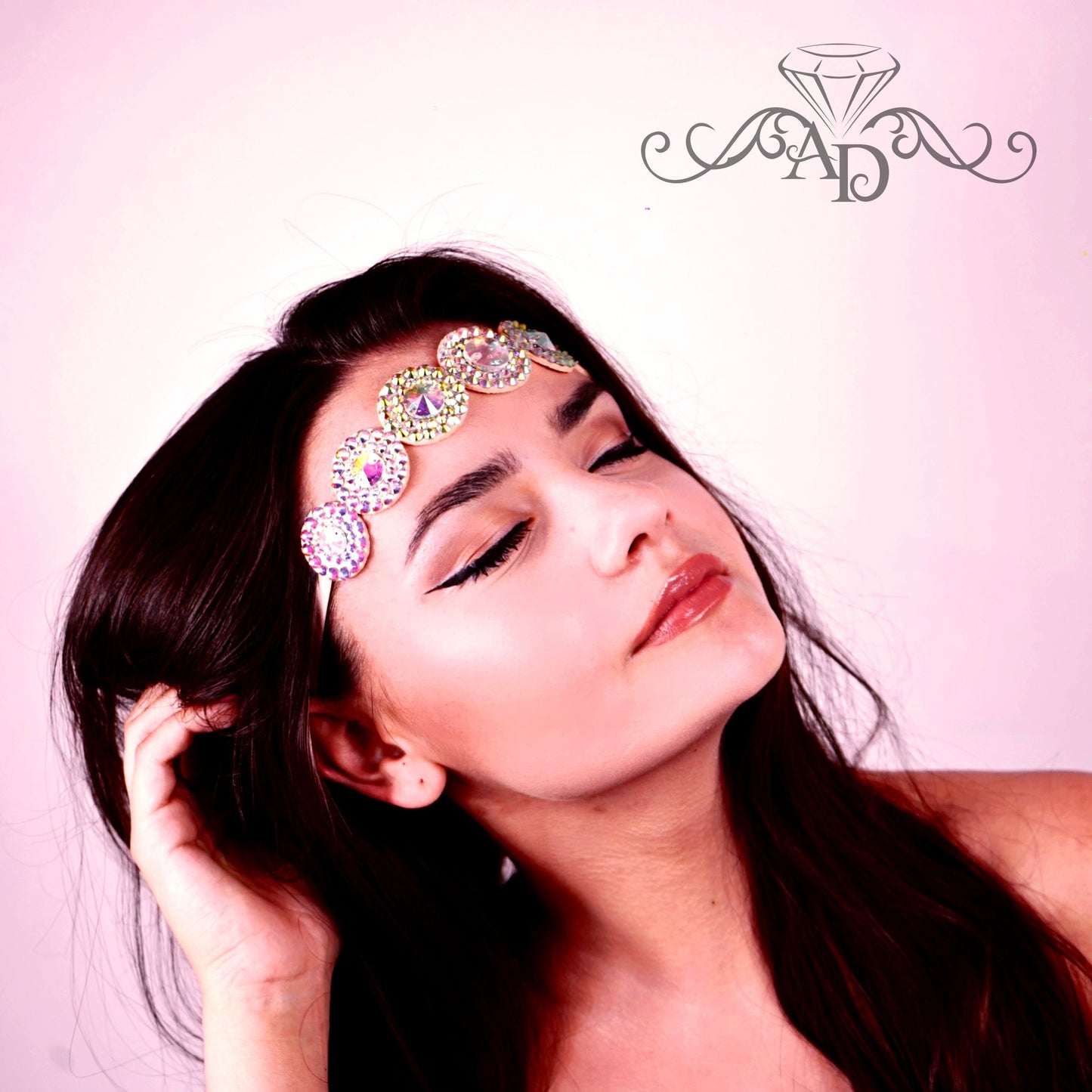 Exquisite Rhinestone Forehead Jewelry - Fidalia