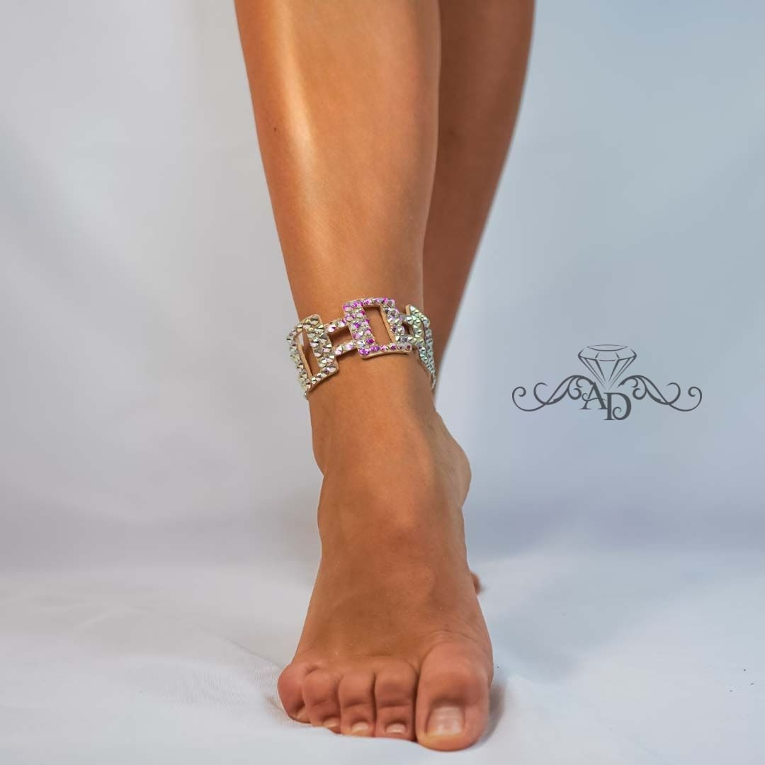 Lightweight Sparkly Anklet for Performers - Odri