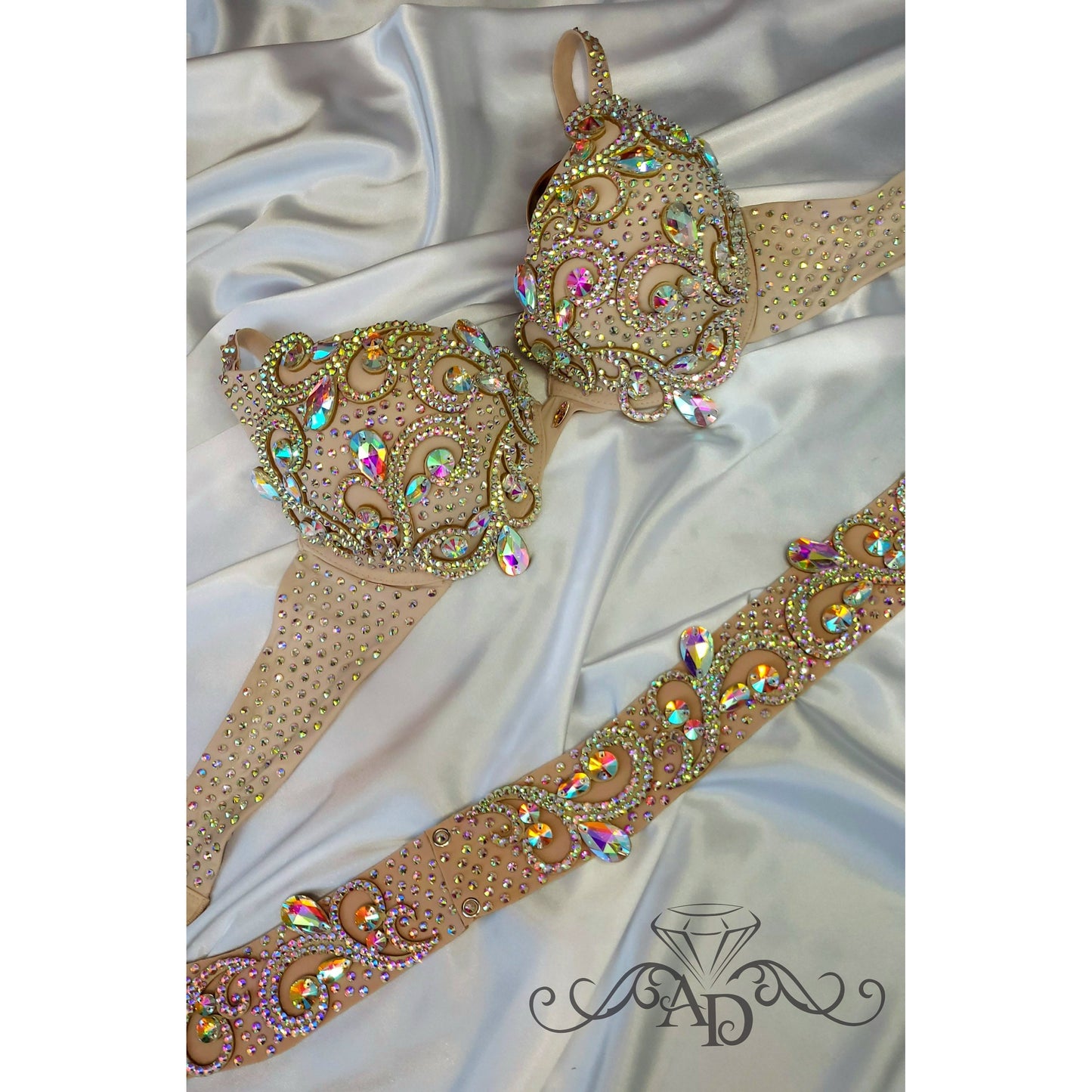Versatile Beige Belly Dance Base Set