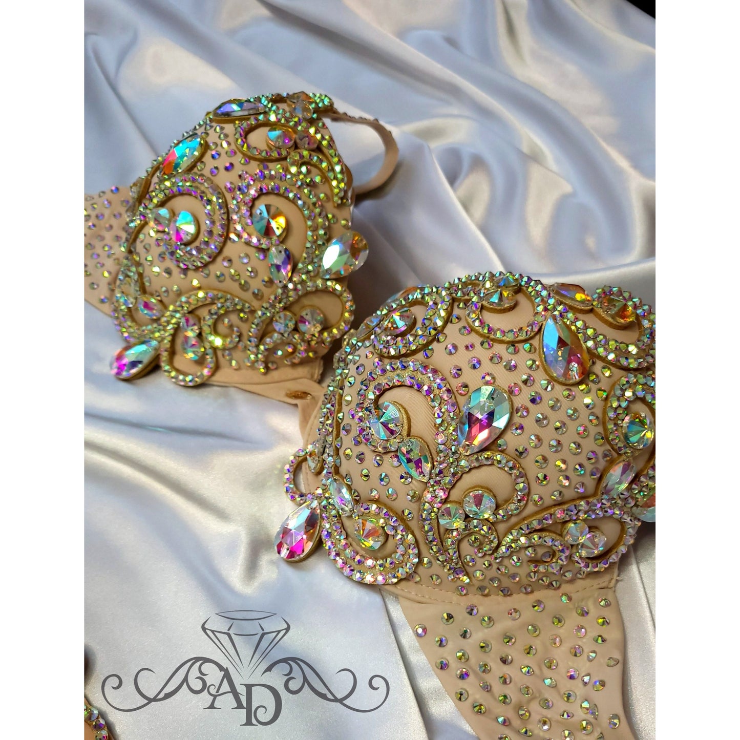Versatile Beige Belly Dance Base Set