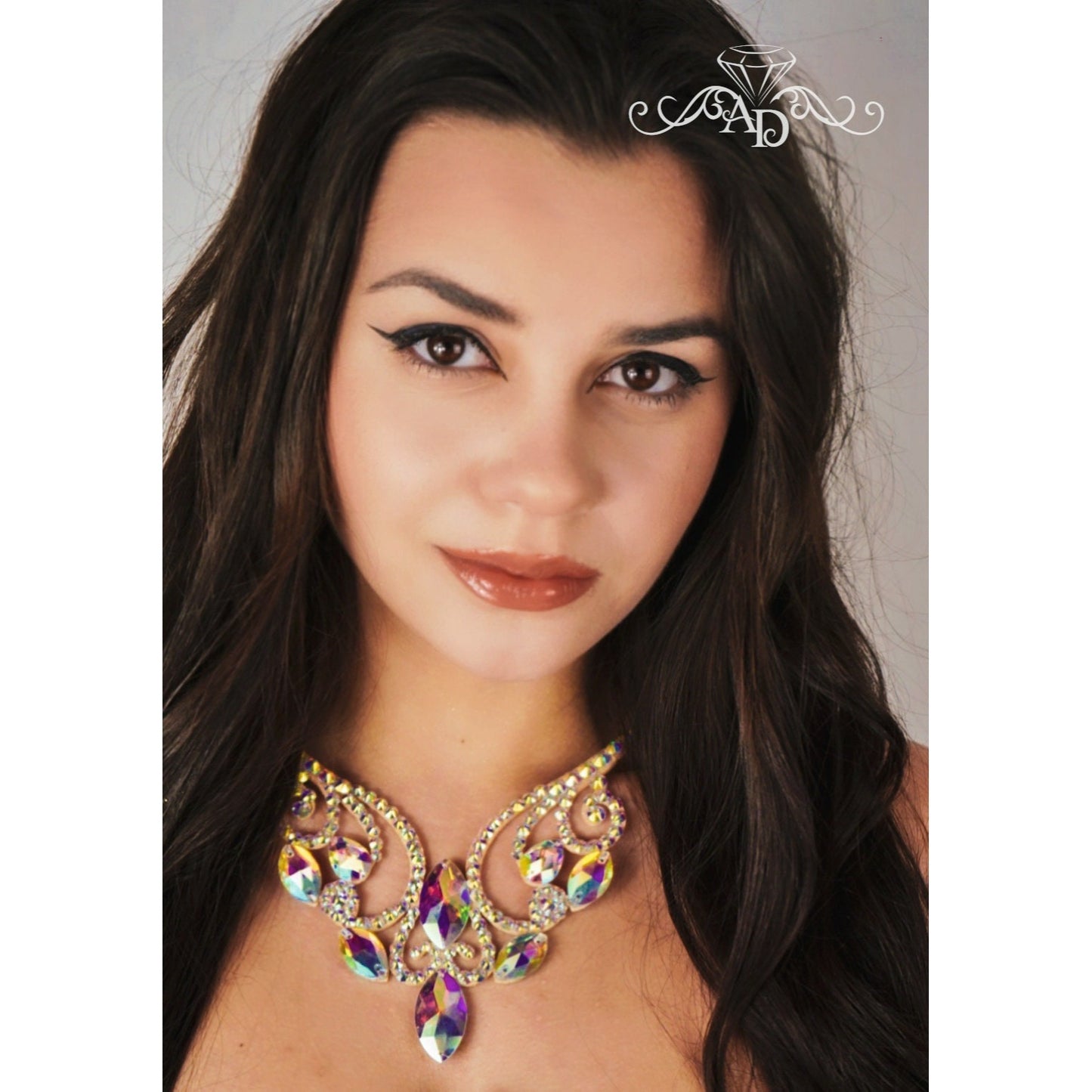 Radiant Rhinestone Necklace - Sahar