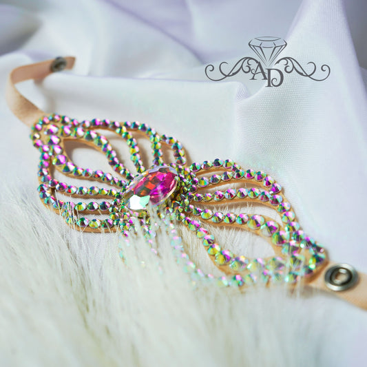 Dazzling Crystal Anklet for Dance - Andrea