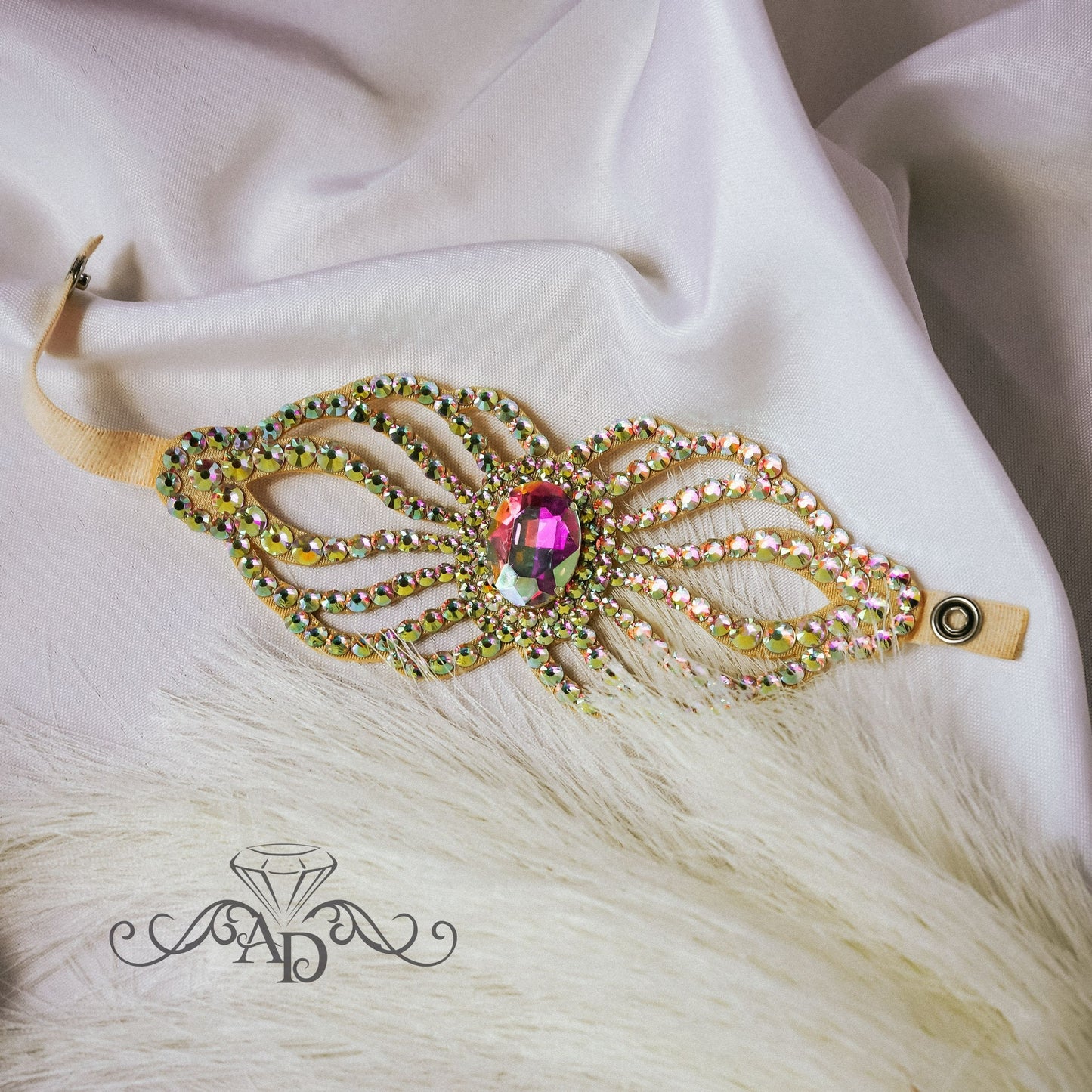 Dazzling Crystal Anklet for Dance - Andrea