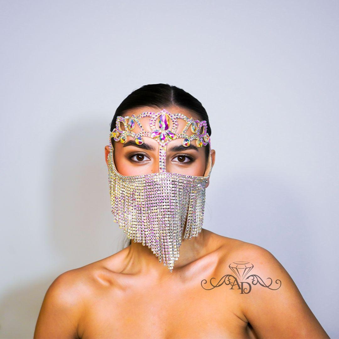 Chain Face Jewelry – Claudia AB Crystal
