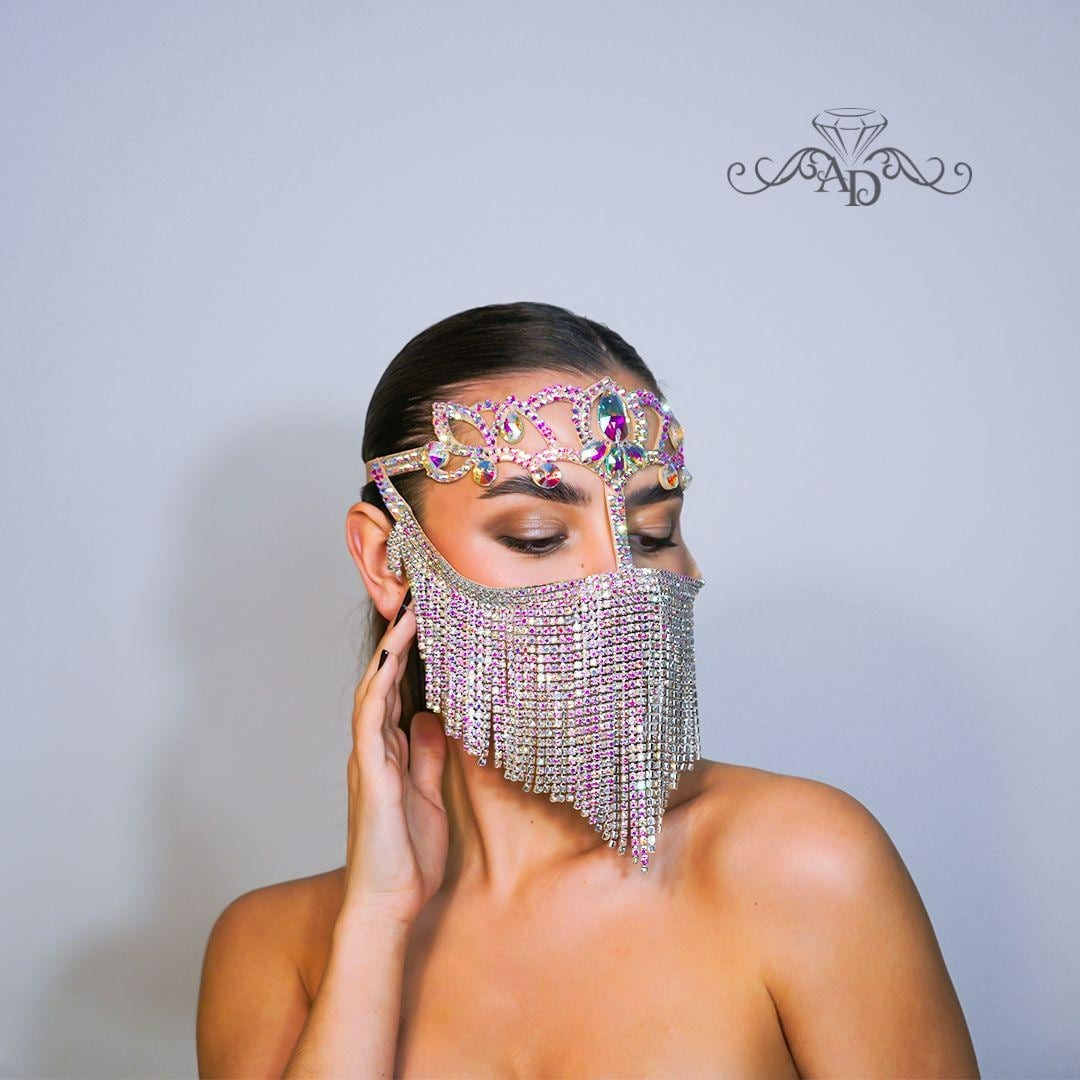 Chain Face Jewelry – Claudia AB Crystal