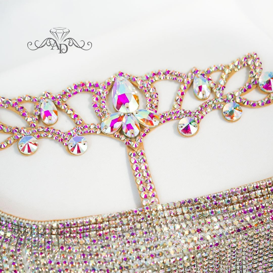 Chain Face Jewelry – Claudia AB Crystal