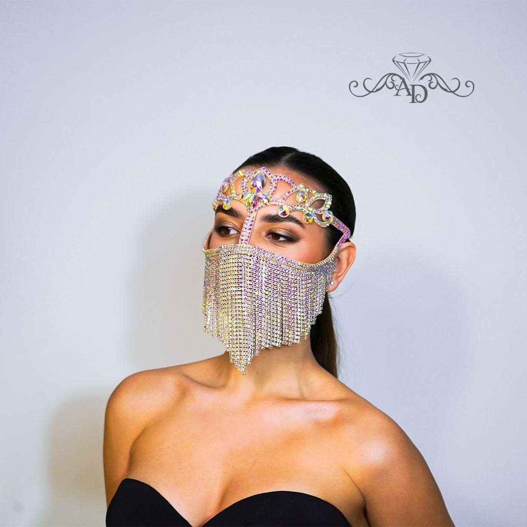 Chain Face Jewelry – Claudia AB Crystal