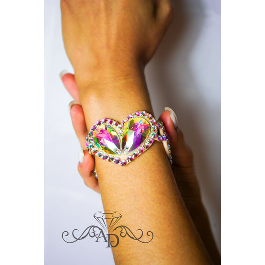 Rhinestone Dance Bracelet - One Love