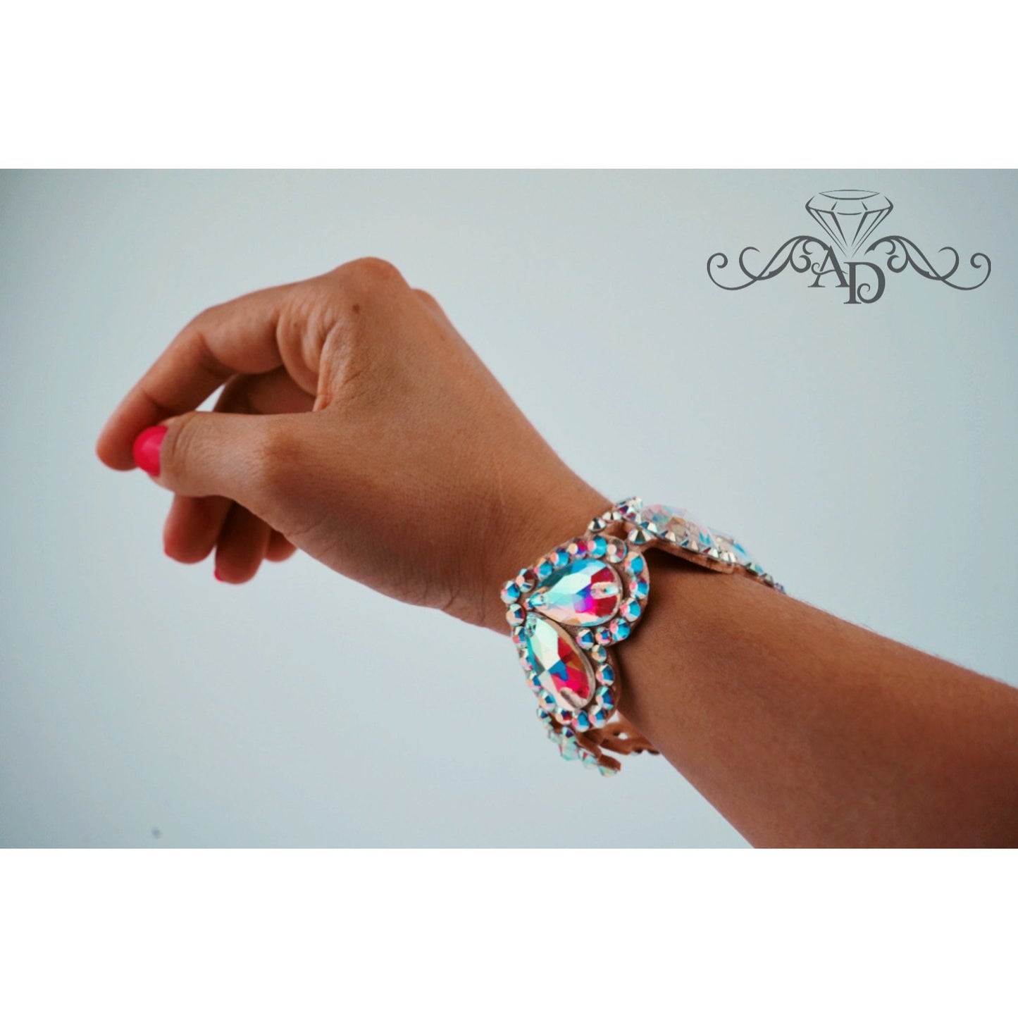 Rhinestone Dance Bracelet - One Love