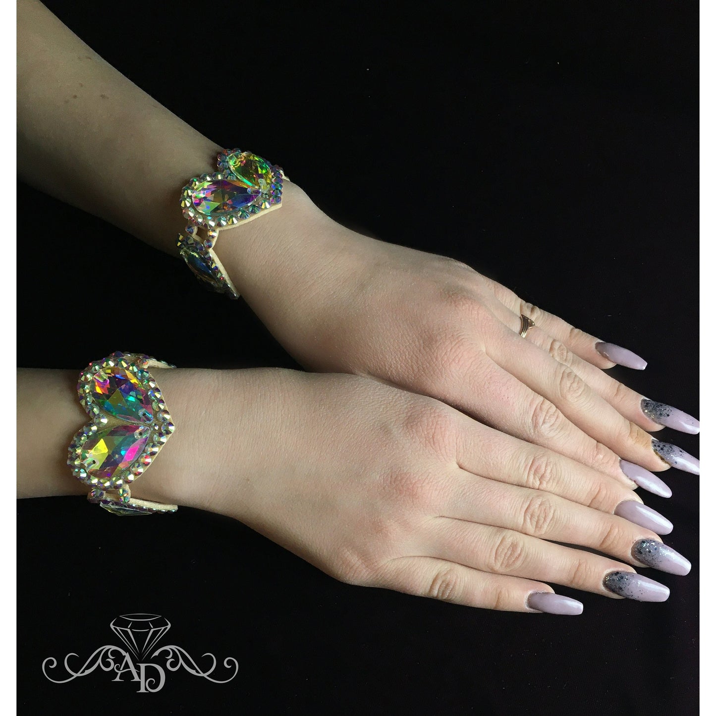 Rhinestone Dance Bracelet - One Love