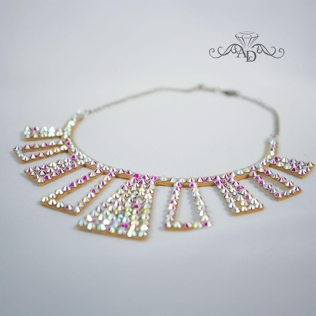 Elegant Rhinestone Collar - Oiti