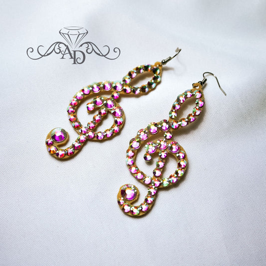 Glamour Earrings for Dancers - Notes