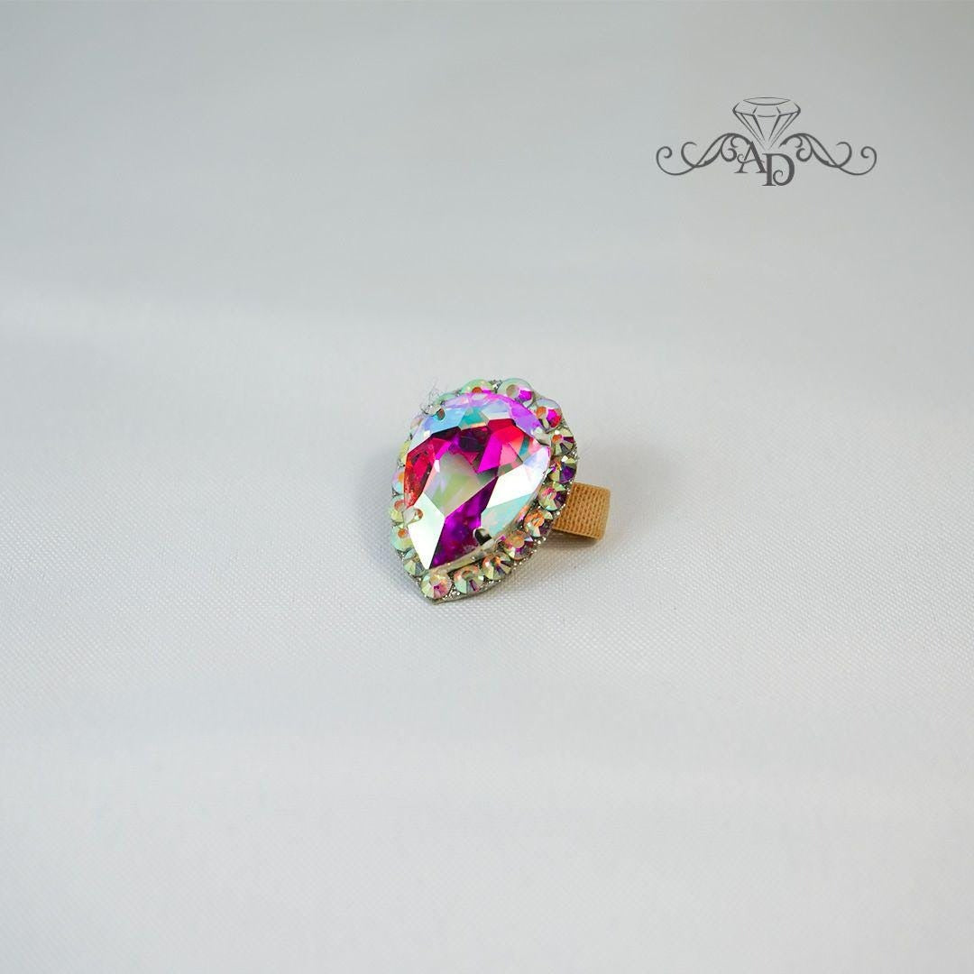 Statement Crystal Ring for Dance