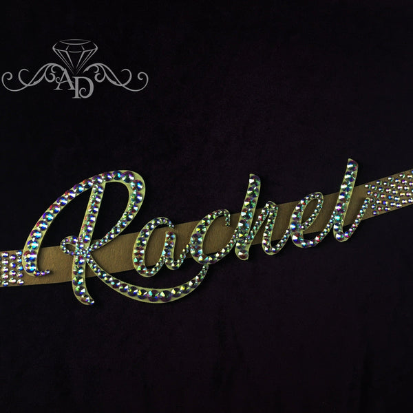 Initial Crystal Handmade Belt