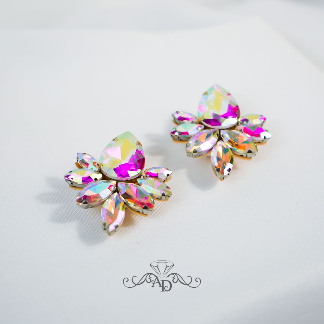 Latin dance stud earrings