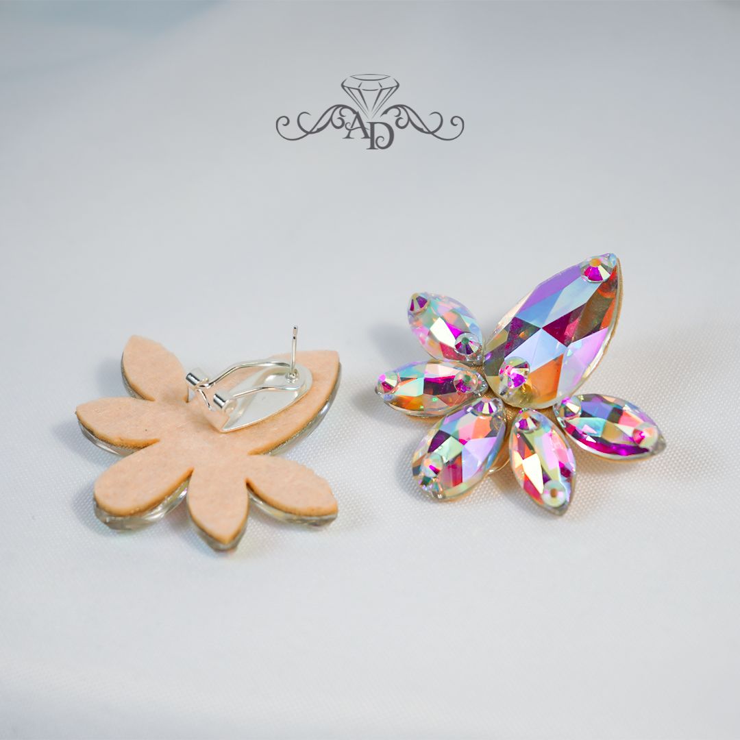 Ballroom clip on earrings