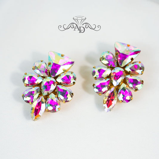 Show dance stud earrings