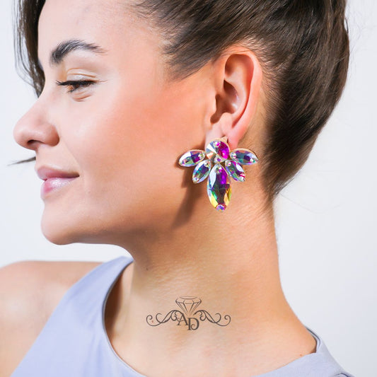 Stage clip on earrings