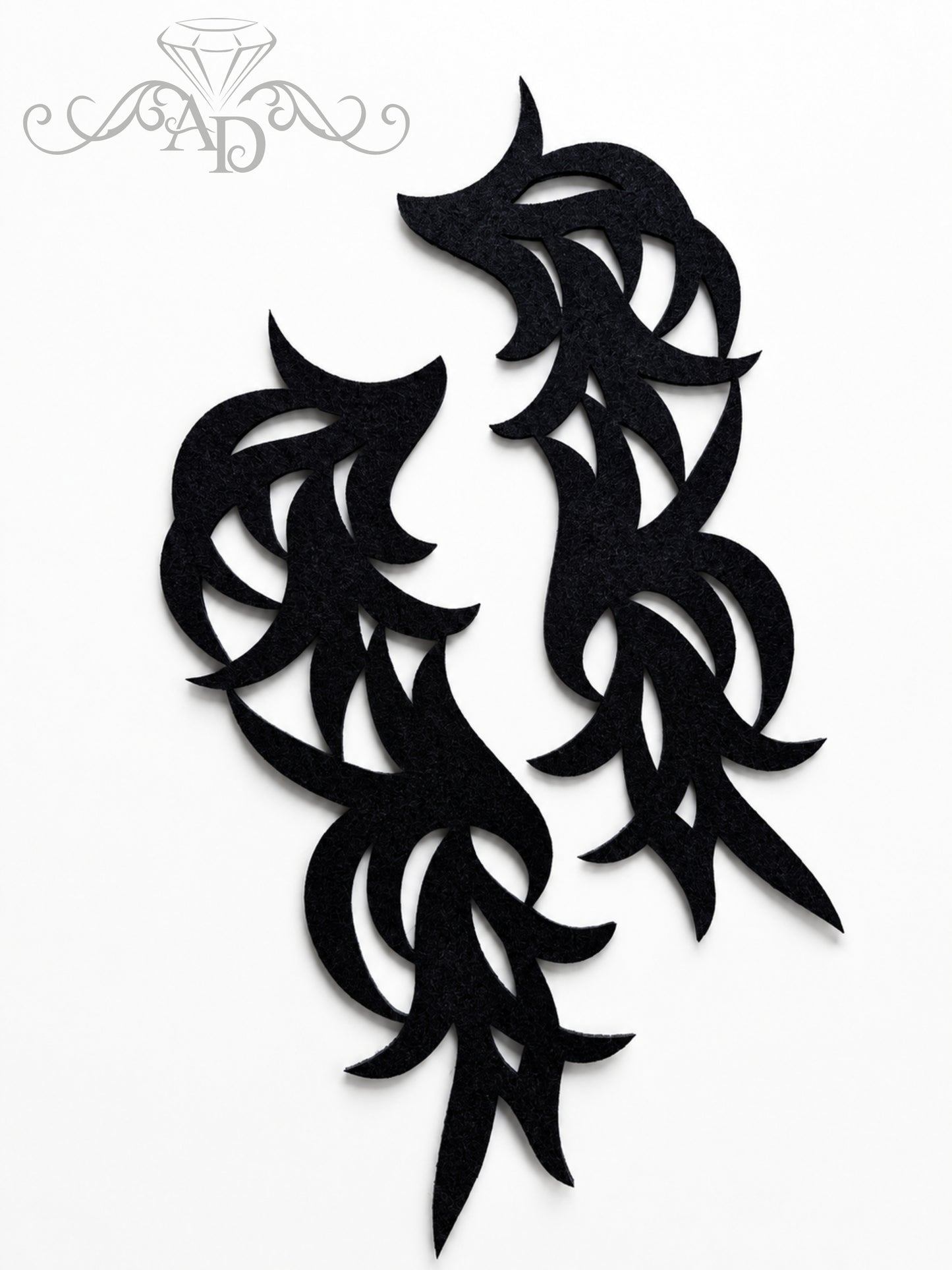 Set of 6 Felt Appliques - Dance Costume Elements