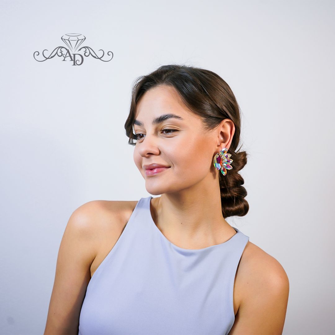 Show dance clip on earrings
