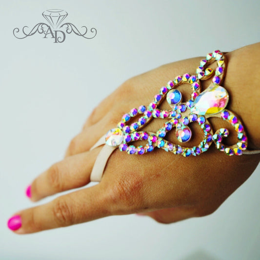 Elegant Rhinestone Bracelet - Sarah