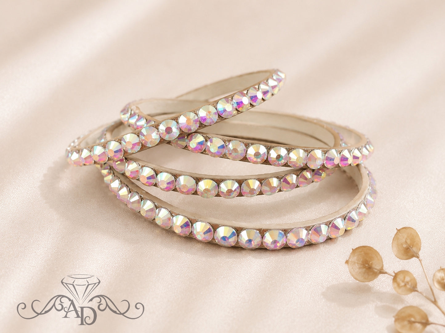 Rhinestone Wrist Cuff for Dancers