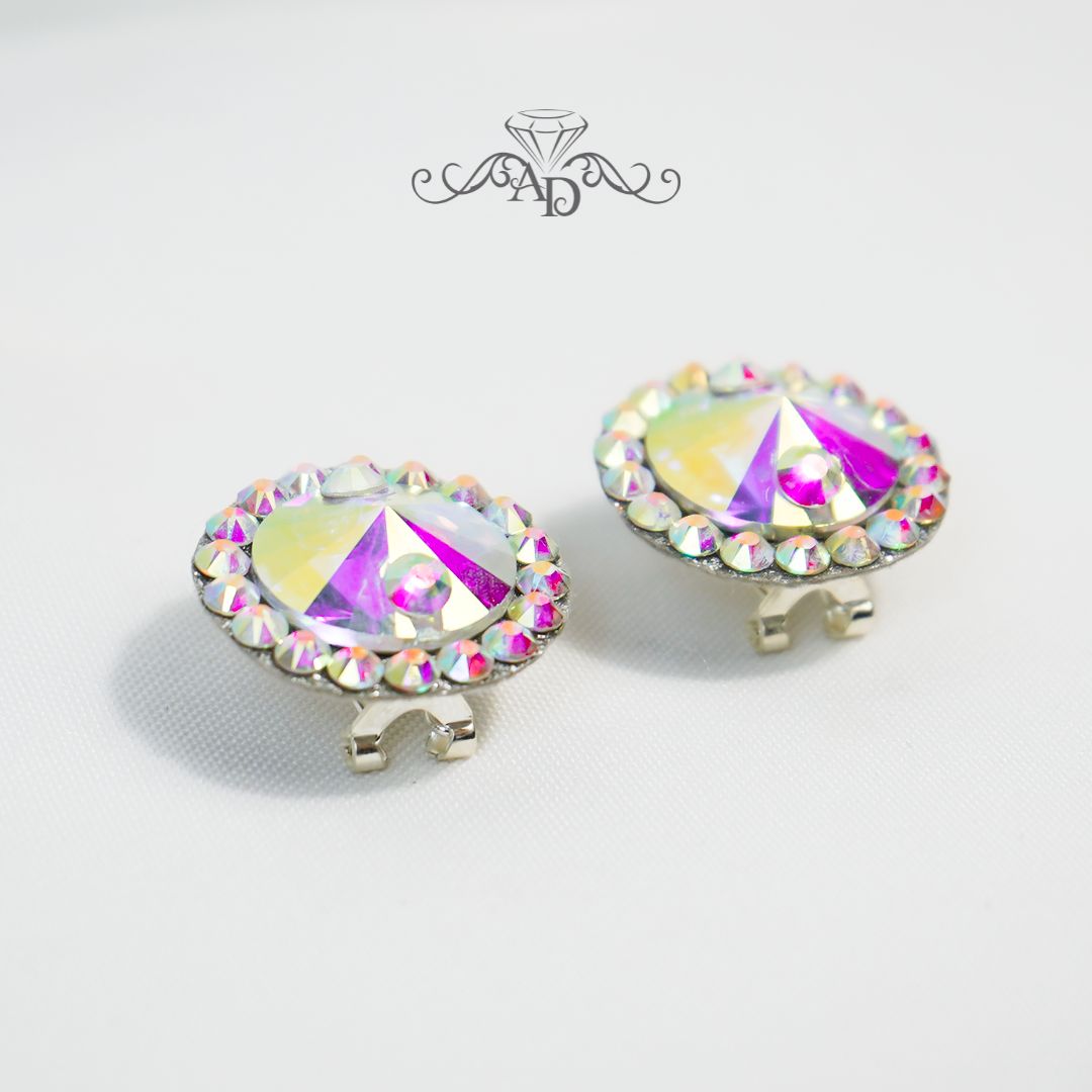 Ballroom stud earrings