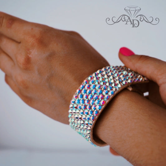 Rhinestone Wrist Cuff - Chloe