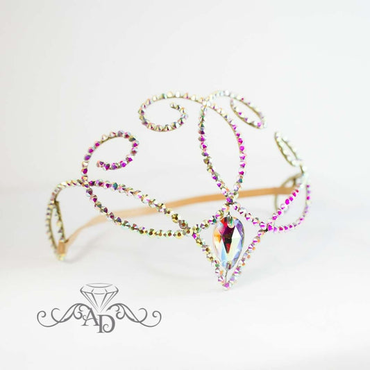 Shiny Wire Diadem for Stage - Diona