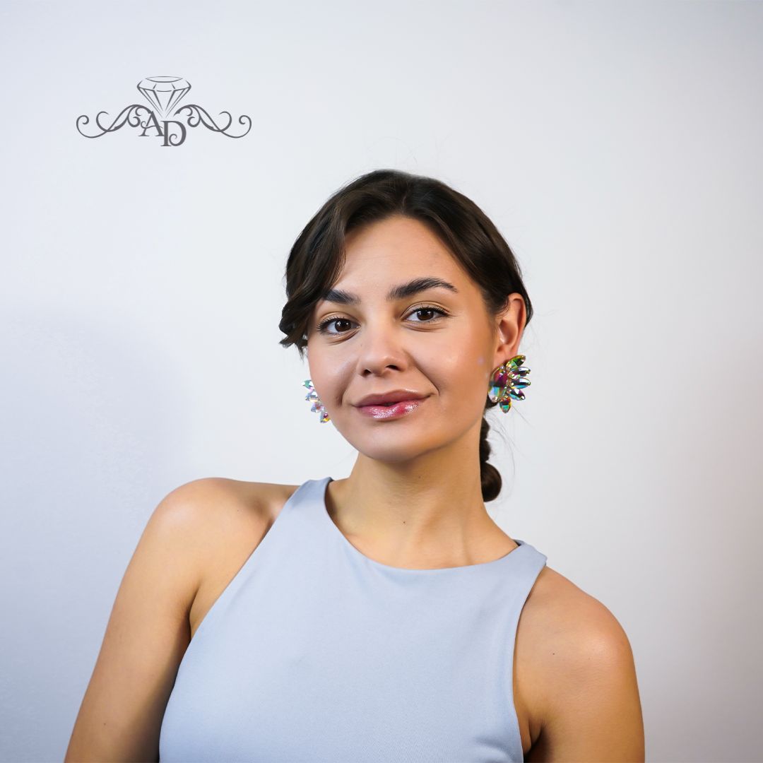 Show dance clip on earrings