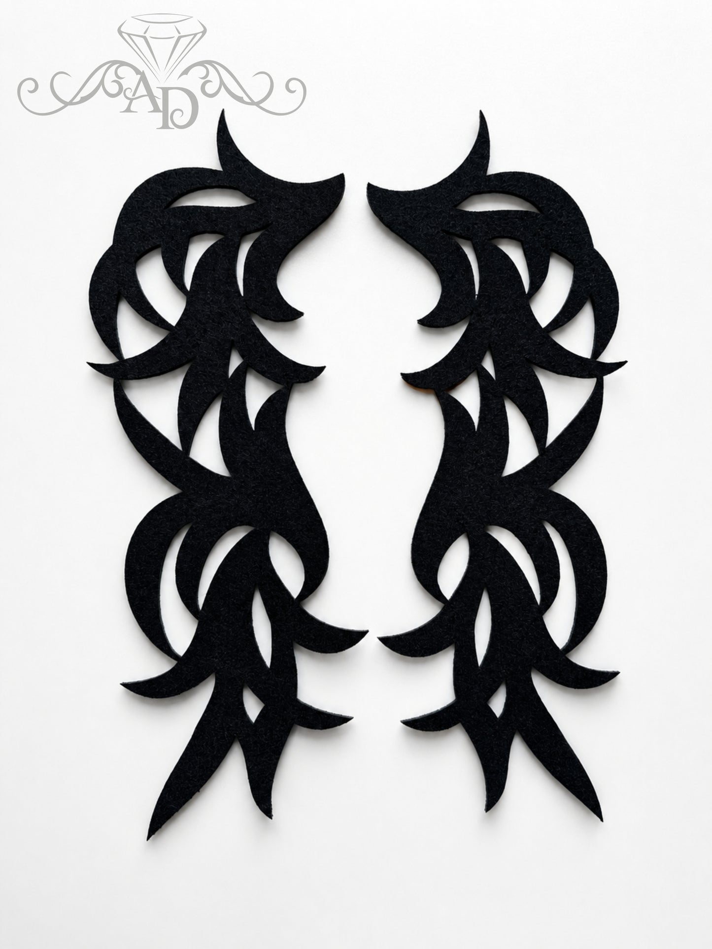 Set of 6 Felt Appliques - Dance Costume Elements