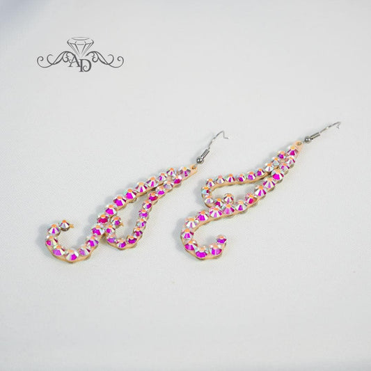 Lightweight Dance Crystal Earrings - Anisa