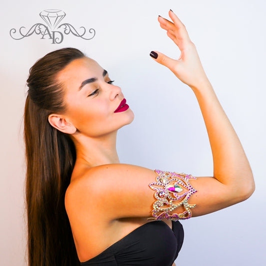 Rhinestone Arm Jewelry - Shayna
