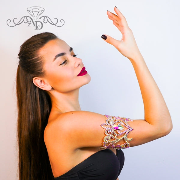 Rhinestone Arm Jewelry - Shayna