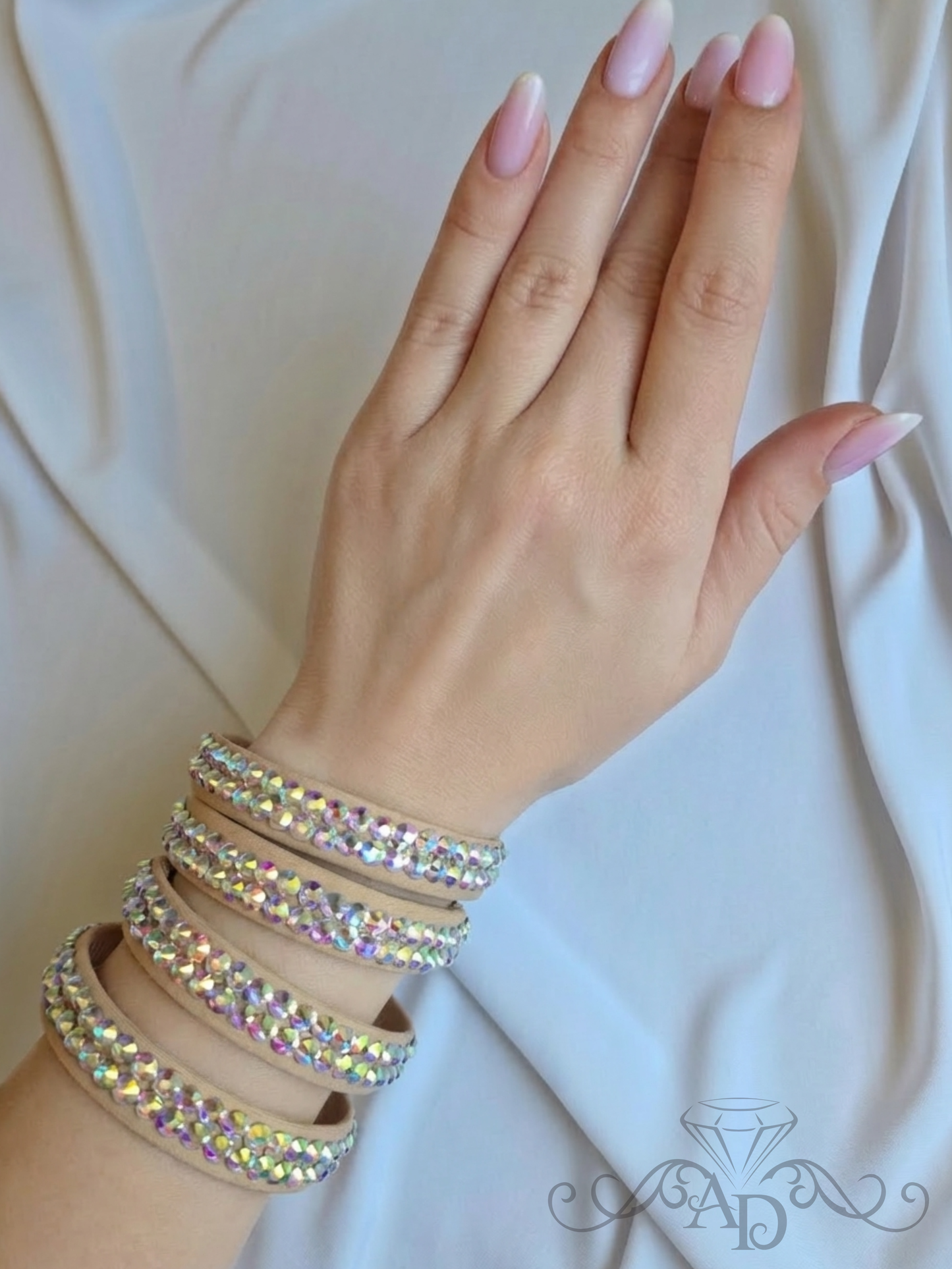 Rhinestone Bangle Bracelet