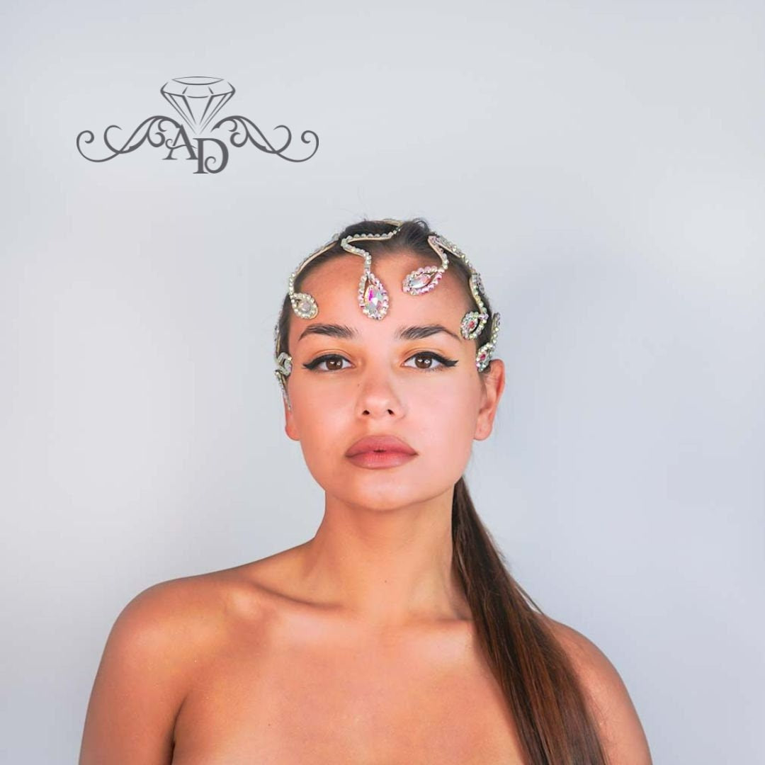 Minimalist Wire Tiara for Dance & Parties - Medusa