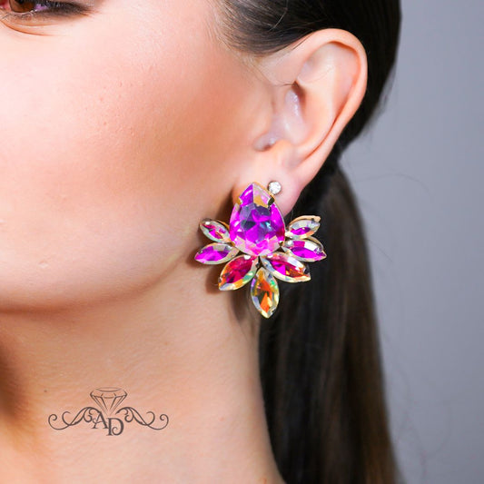 Latin dance stud earrings